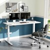DOMETOUR Height Adjustable Electric Standing Desk, Sit Stand Up Down Computer Table, Ergonomic Memory Desktop Workstation - 2 of 4