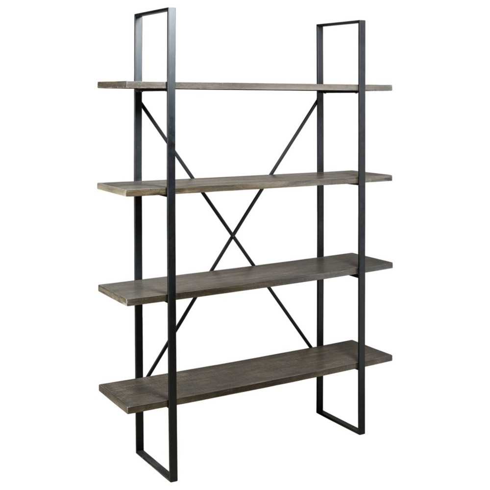 Photos - Garden & Outdoor Decoration Ashley Gilesgrove Bookcase Black/Gray - Signature Design by 