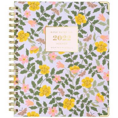 2022 Weekly/Monthly Planner Large Hardcover 9.875"x7.875" Primrose - Rifle Paper Co. for Cambridge