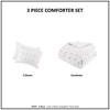 SEVOBAL Bedding Sets, Twin XL Clip Jacquard Comforter Set with Pompom Texture and Matching Sham, White, 18.5"*9.84"*9.84" - 4 of 4