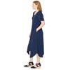 Woman Within Plus Size Drape Hem Dress - 4 of 4