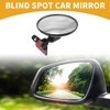 Unique Bargains Universal Car Rear View Mirror 360 Degree Rotation Adjustable Glass Black 1Pc - 2 of 4