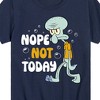 Boys' - SpongeBob SquarePants - Squidward Nope Not Today Short Sleeve Graphic T-Shirt - 2 of 4