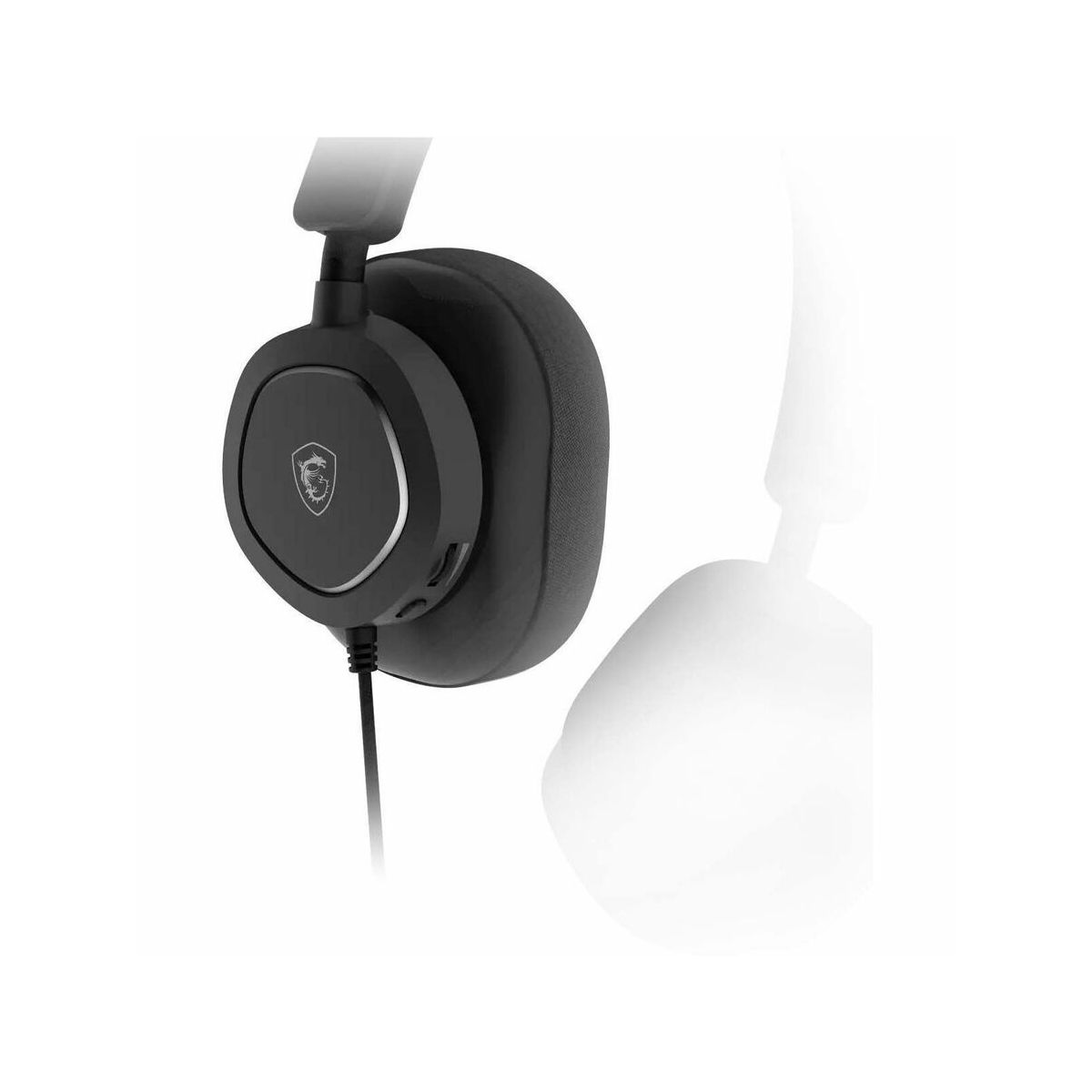 MSI MAESTRO 300 Gaming Headset - Stereo - USB Type C - Wired - 32 Ohm - 20 Hz to 40 kHz - Over-the-head, Over-the-ear - Binaural - Circumaural - thumbnail 3