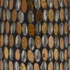 Sagebrook Home 9" Glass Mosaic Vase - Contemporary Bronze and CopperDecorative Flower Vase - Glass Vase Table Centerpiece Decor for Home or Office - 4 of 4