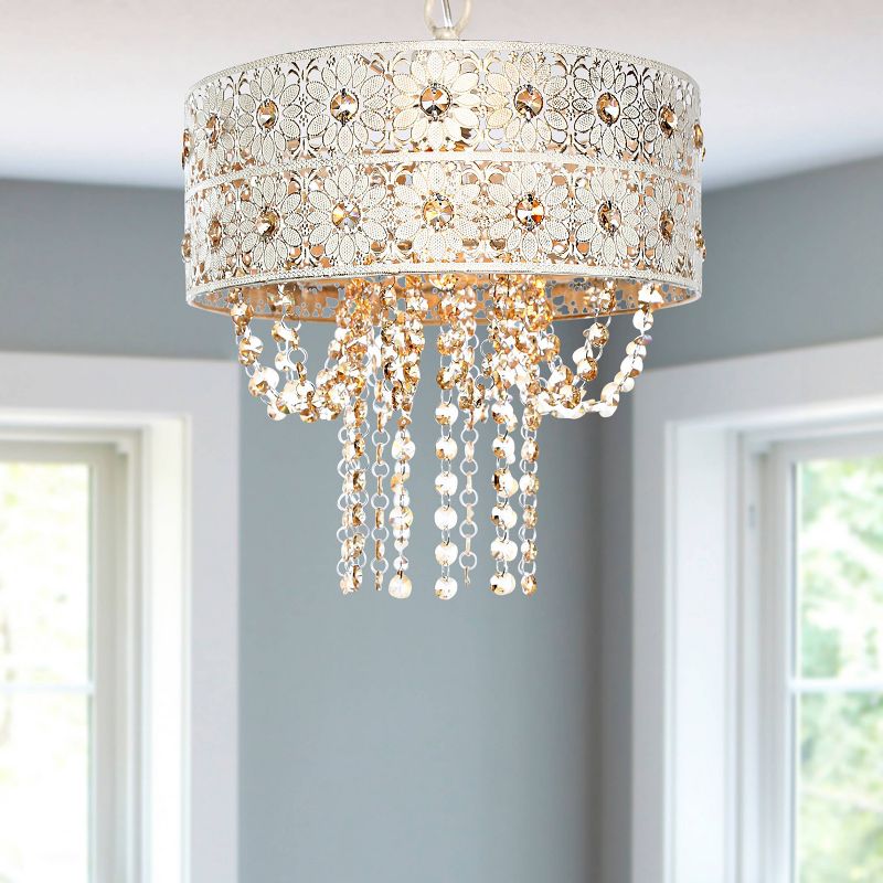 12.5&#34; Jeweled Blossoms Hanging Ceiling Light - River of Goods, 2 of 6