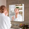 Tangkula Double Door White Storage Cabinet Wall Mounted Bathroom Mirrored Organizer w/ Shelves - 3 of 4