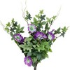 Allstate Floral Petunia Artificial Floral Bush Spray - 20" - Purple - 4 of 4