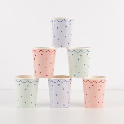 Meri Meri Red Stripe Cups (pack Of 8) : Target