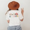 Simply Sage Market Women's Be Kind Checkered Flowers (Front and Back) Short Sleeve Graphic Tee - 3 of 4