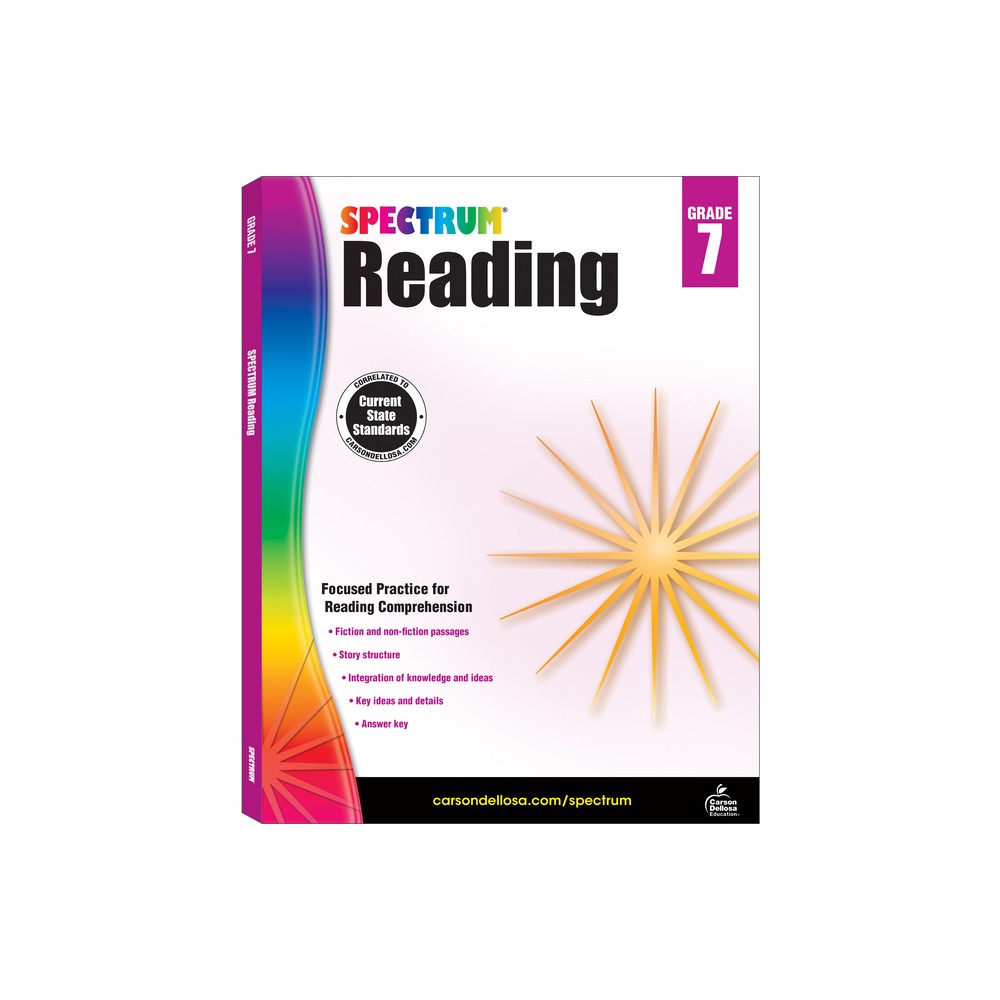ISBN 9781483812205 product image for Spectrum Reading Workbook, Grade 7 - 3rd Edition by Spectrum & Carson Dellosa Ed | upcitemdb.com