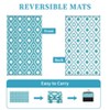 Garvee Reversible Outdoor Rug for Patio, Waterproof Plastic Moroccan Mat Deck Rug for Camping, RV, Balcony & Backyard - 2 of 4