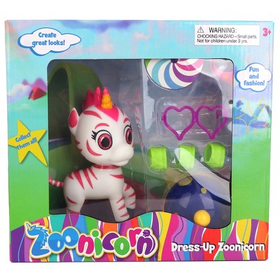 Zoonicorn Dress-Up Mini Figure - 5" Toy w/ Interchangeable Clothes, Kids 3+