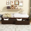 ALEXOUN Twin Size Bed Frame with Storage Drawers -Minimalist Rubber Wood Bed Frame Fits Bedroom,Guest Room,Nursery No Box Spring Needed - 4 of 4