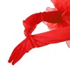 INSPIRE CHIC Women's Velvet Tulle Puff Oversized Ruffled Opera Gloves - 4 of 4