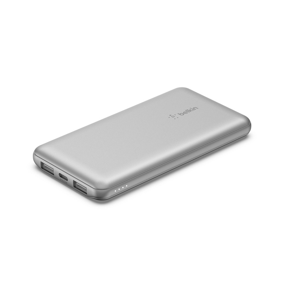 Belkin 10000mAh Power Bank 15W USB-A + USB-C - Silver