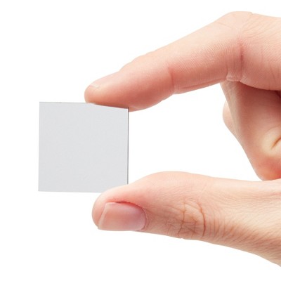 1-Inch Square Silver Glass Mirror Tiles, 120 Pack