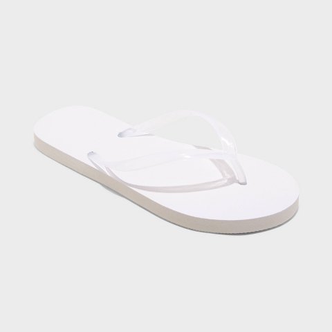 Женские сандалии Shade & Shore Women's Sydney Flip Flop Sandals - Shade & Shore™ White 6: Shower Shoes, Slip On, Open Toe