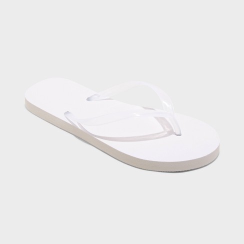 Women's Sydney Flip Flop Sandals - Shade & Shore™ White 6