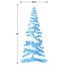 Beistle Winter Wonderland Tree Stand-Ups, 6' 6" x 3' .25", (2/Box) Multicolored - 4 of 4