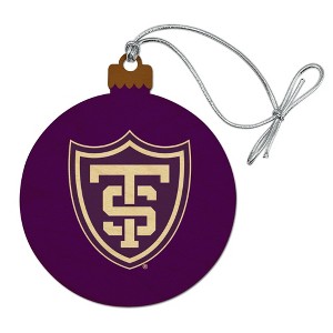 University of St. Thomas Primary Logo Wood Christmas Tree Holiday Ornament - 1 of 4
