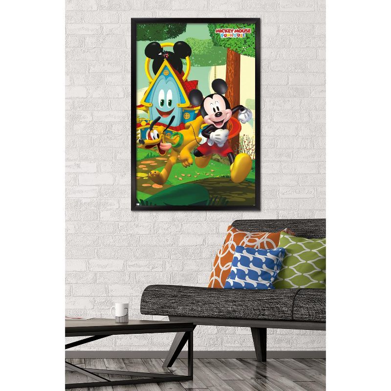 Trends International Disney Mickey Mouse Funhouse - Teaser Framed Wall Poster Prints, 2 of 7