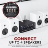Pyle Compact Mini Home Power Amplifier - 40W Smart Small Audio Stereo Receiver w/ AUX 2 Microphone - 4 of 4