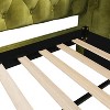 Christopher Knight Home Upholstered Queen Size Tufted Button Velvet Daybed with Trundle - 4 of 4