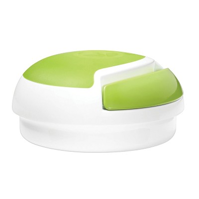 Green and White Manual Pull Food Chopper with 3 Blades