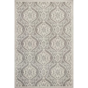 Silver Moroccan Indoor Outdoor Area Rug - 1 of 4