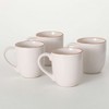 6.5"H Sullivans Christmas Modern White Cozy Mug Set of 4  Multicolor - 4 of 4