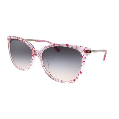 Kate Spade Ks Britton/g/s Q1z Womens Square Sunglasses Pink Pattern ...