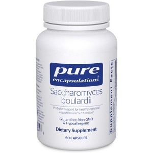 Pure Encapsulations Saccharomyces Boulardii - Natural Probiotic to Balance Intestinal Flora - 60 Capsules - 1 of 4
