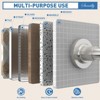 LunaLulinlk Shower Curtain Rod, Adjustable 32-61 inch Spring Tension Curtain Rods for Bathroom - 2 of 4