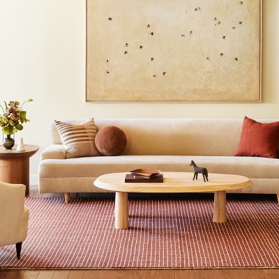 Chestnut Hand-Tufted Wool 2' 6" x 8' Rug