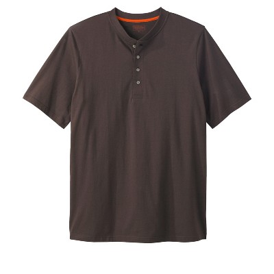 Boulder Creek by KingSize Men's Big & Tall Heavyweight Short-Sleeve Henley Shirt