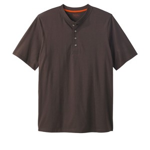 Boulder Creek by KingSize Men's Big & Tall Heavyweight Short-Sleeve Henley Shirt - 1 of 4