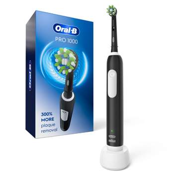 Oral-B Pro 1000 Rechargeable Electric Toothbrush with Brush Head - Black