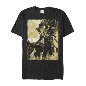 Men's Marvel Black Panther Throne T-Shirt - 1 of 4