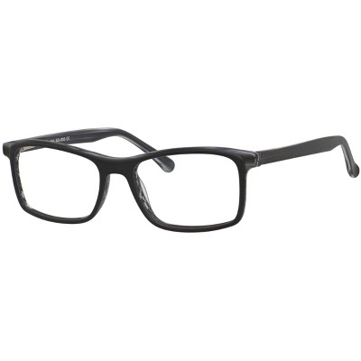 Esquire EQ1530 Designer Acetate Eye Glasses Frame in Black Marble/Demo Lens 138mm Frame/54mm Lens Width