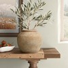 LuxenHome Terracotta 10" Round Vase with Natural Earth Tones, Accent for Farmhouse or Boho Interiors Brown - 2 of 4