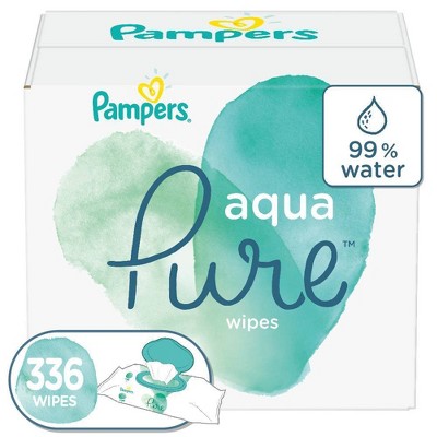 Pampers Aqua Pure Sensitive Baby Wipes - 336ct
