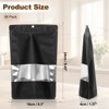 Unique Bargains Matte Metallic Aluminum Foil Zip Closure Food Storage Containers 60 Pcs - 2 of 4