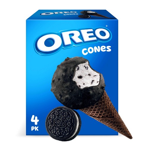 Oreo Ice Cream Cone Frozen Desserts - 18.4oz/4ct : Target