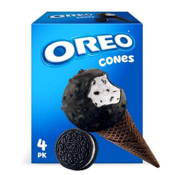 OREO Ice Cream Cone Frozen Desserts - 18.4oz/4ct