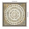 Amanti Art Neutral Textured Medallion by Silvia Vassileva Canvas Wall Art Print Framed 16 x 16-in. - 4 of 4