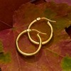 Ross-Simons Italian 2mm 18kt Yellow Gold Hoop Earrings - 4 of 4