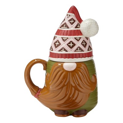 tagltd Oskar Gnome Lidded Mug 18 oz