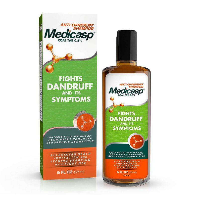 Medicasp Coal Tar Gel Dandruff Shampoo - 6 fl oz, 1 of 8