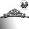 GlasFlength 36*66.5 Inch Full Length Mirrors, Traditional Baroque Arch Mirror for Entryway, Living Room, Hallway, Bathroom, Silver - 4 of 4